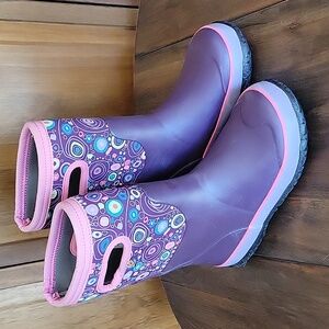 BOGS Kids Neo Classic Grasp Circle Boot Sz Youth 2